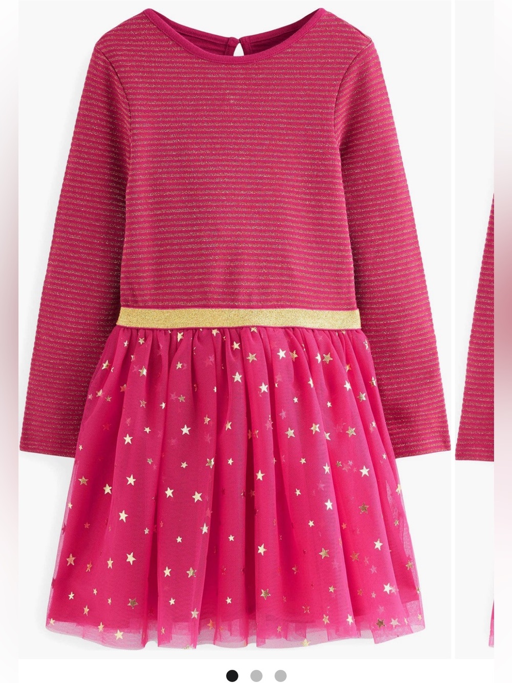 Mini Boden Twirly Metallic Dress, Size 6-7, NWOT